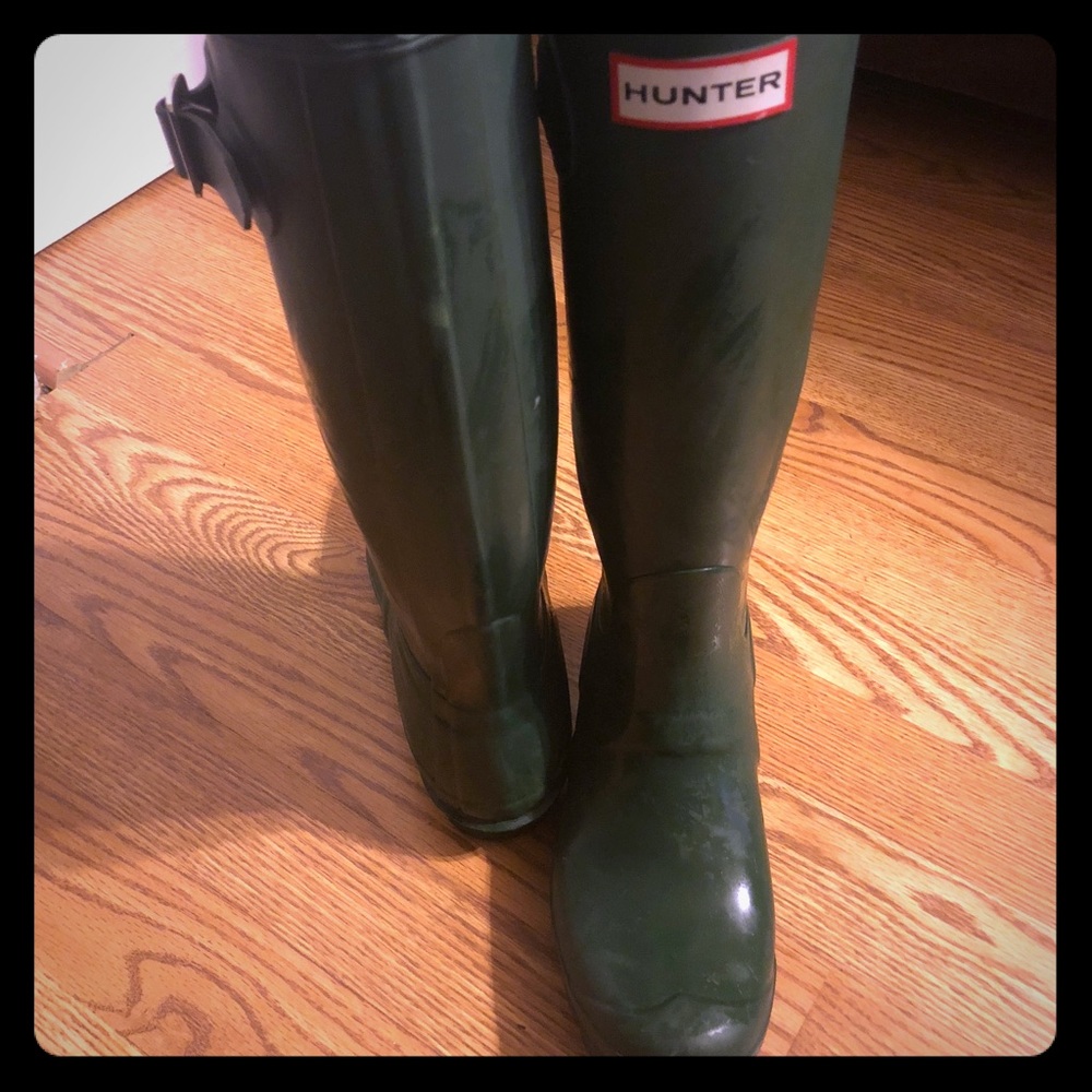 Hunter tall rain boots